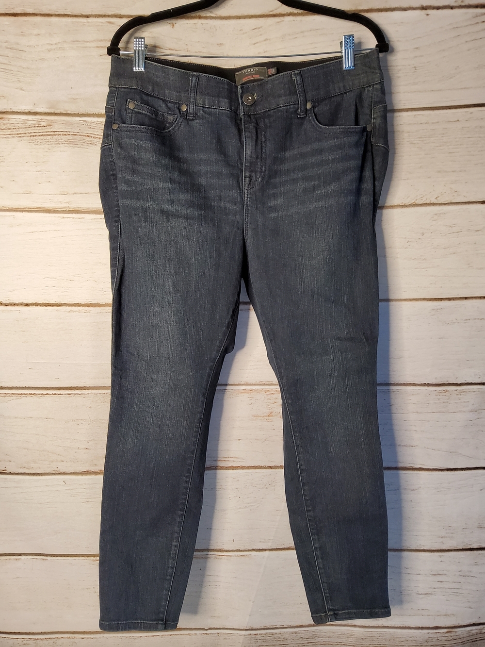 Torrid Skinny Stretch Jeans in Washed Gray